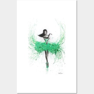 Mint Ballerina Posters and Art